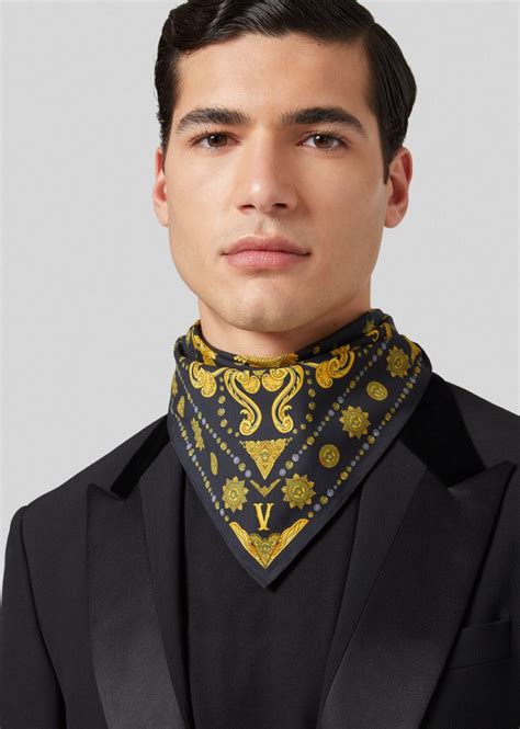 versace handkerchief|versace 26 waist blazer.